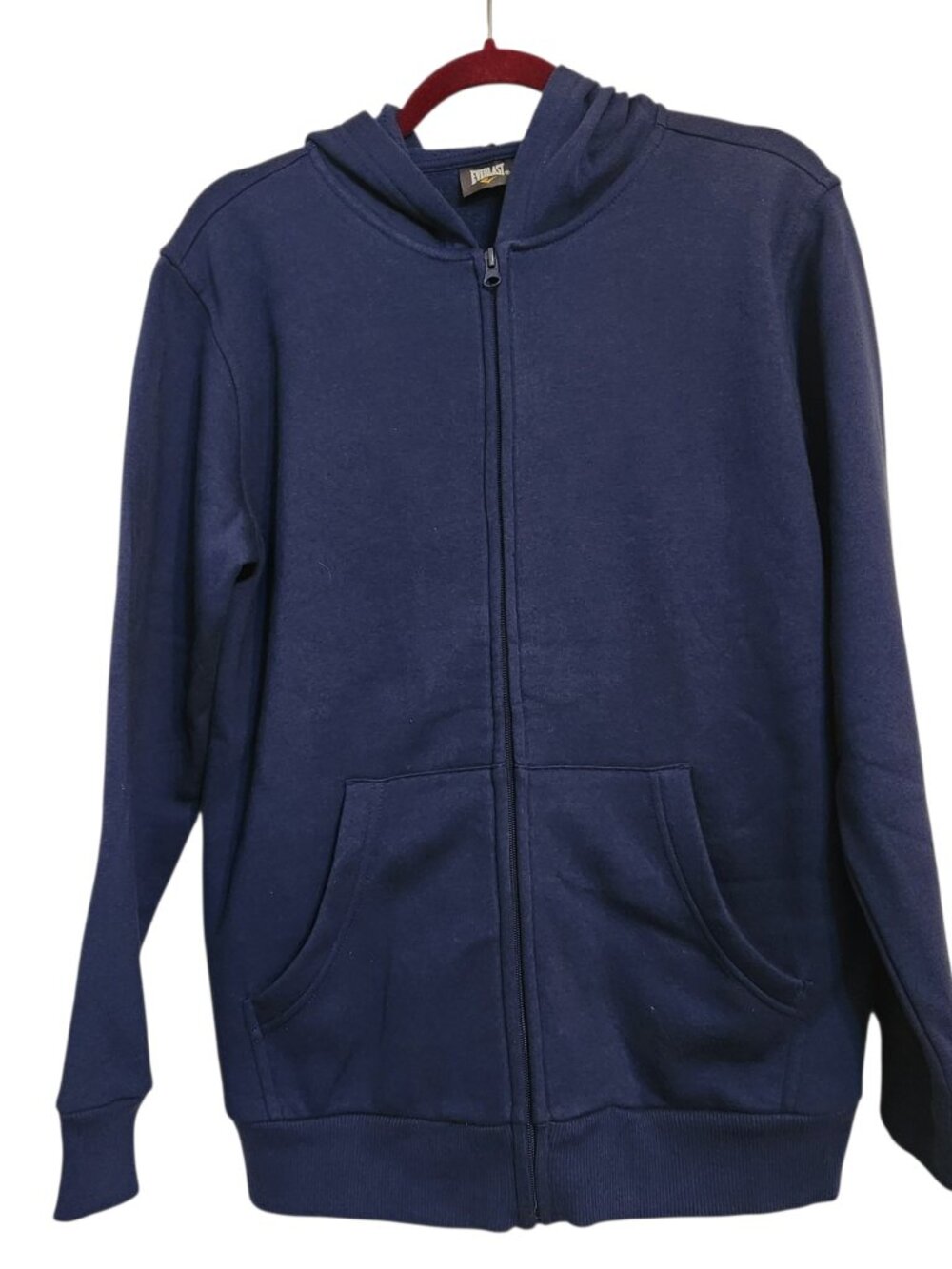 Everlast Boy's Navy Blue Jacket With Hood Size L (14/16)
